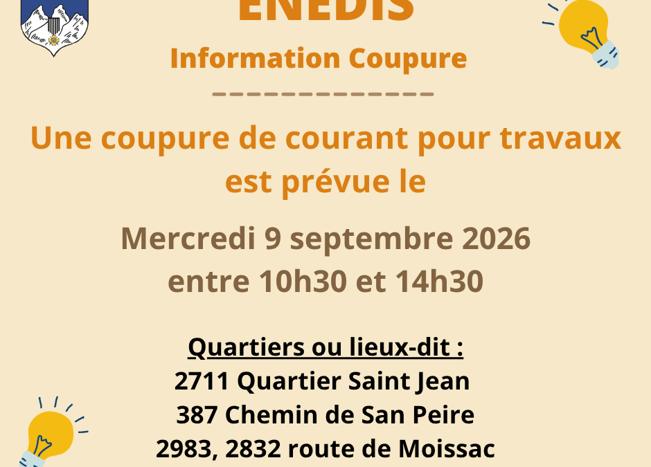 Coupure de courant